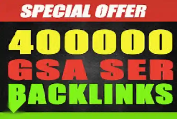 Jasa Backlink Gsa Verified 400000 Untuk Seo Ranking Asli