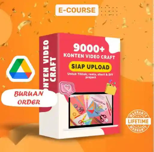 Murah 9000 Video Konten Craft Produk Siap Upload Viral Fyp