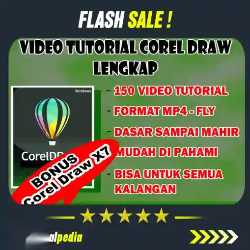 Asli Koleksi 150 Tutorial Premium Corel Draw Dari Dasar Pemula Sampai Mahir Jago Coreldraw