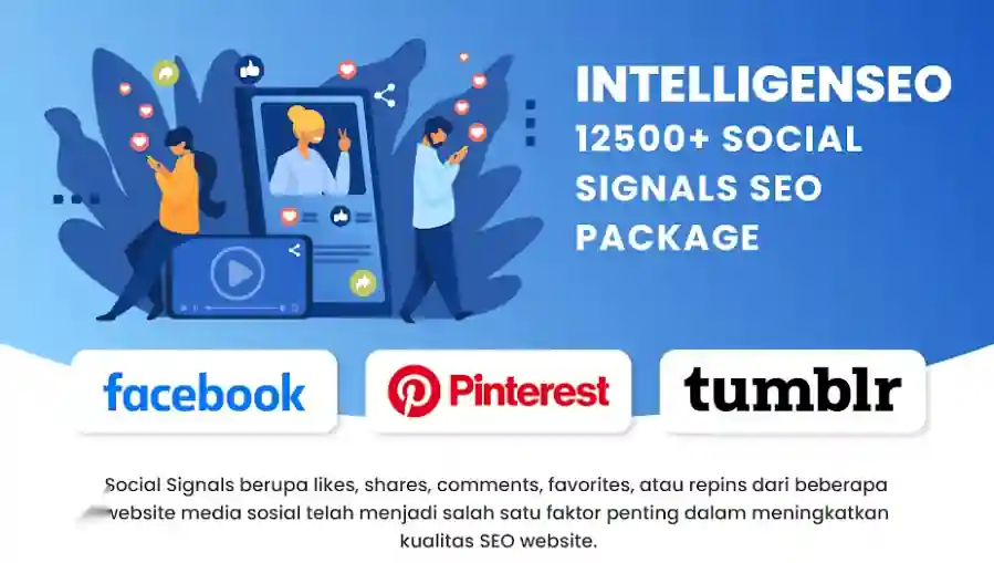 Promo Jasa Backlink 12500 Social Signals Full Seo Package Facebook Pinterest Tumblr Mixed Sosial Media