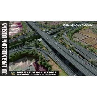 JASA ANIMASI 3D ENGINEERING (HIGHWAY) Termurah, Siap Pakai
