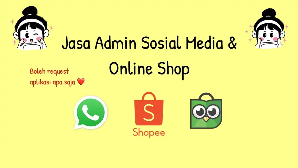 Jasa Admin Online Shop (Olshop) & Marketplace - Admin Web & Page, Profesional, Bergaransi