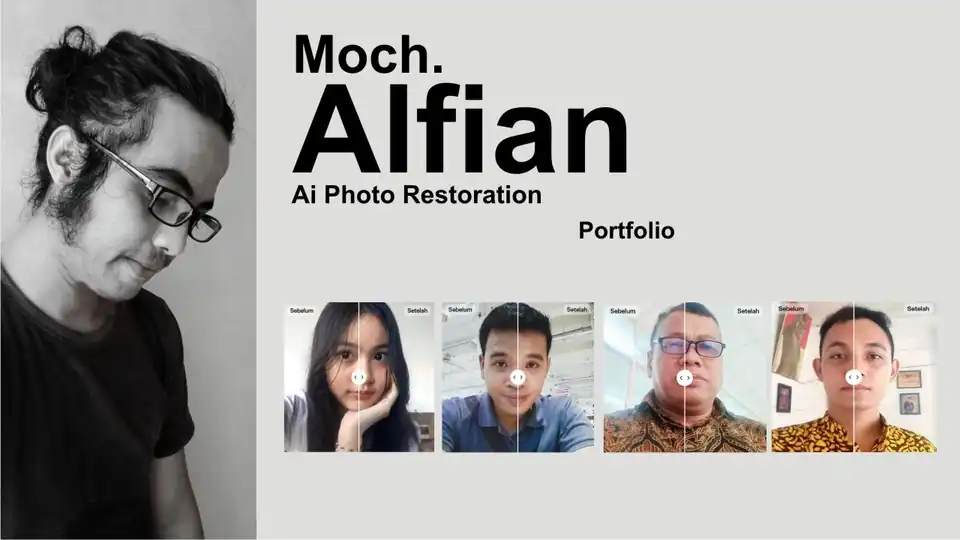 Jasa Ai Photo Restoration (Restorasi Foto) - Foto AI, Profesional, Bergaransi