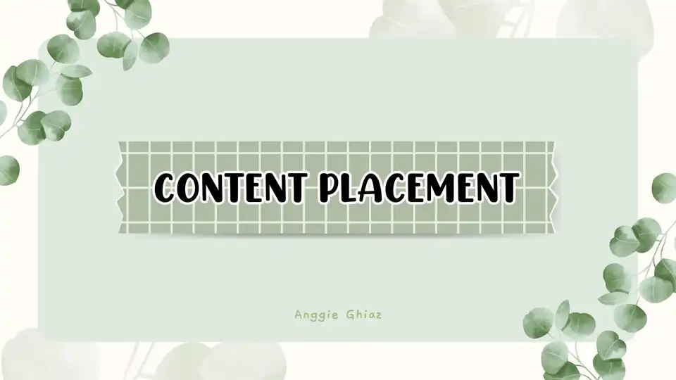 Jasa Content Placement di Personal Blog - Blogger, Profesional, Bergaransi