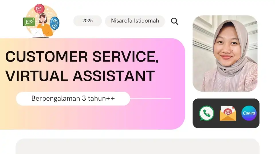 Jasa CUSTOMER SERVICE DAN VIRTUAL ASSISTANT - Sekretaris, Profesional, Bergaransi