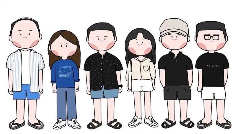 Jasa Cute simple illustration - Gambar dan Ilustrasi, Profesional, Bergaransi