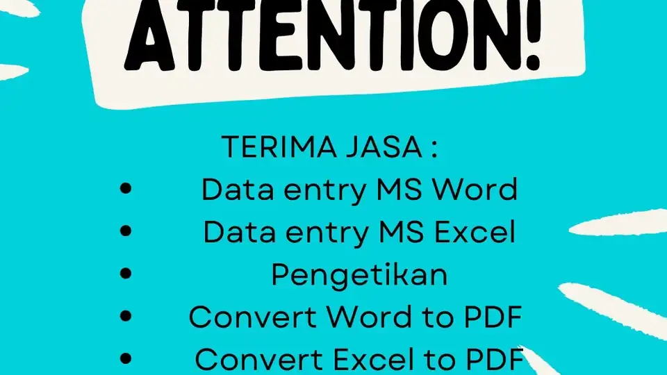 Jasa Data Entry - Entri Data, Profesional, Bergaransi