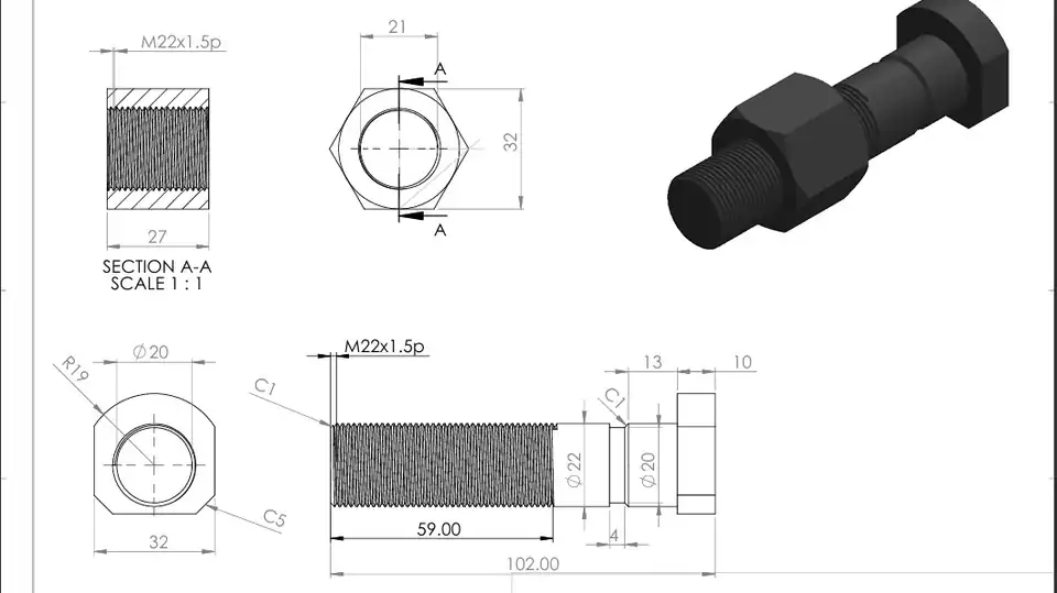 Jasa Desain Drawing Mechanical - CAD Drawing, Profesional, Bergaransi