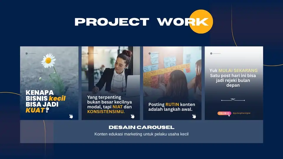 Jasa Desain konten Instagram & video reels - Canva, Profesional, Bergaransi