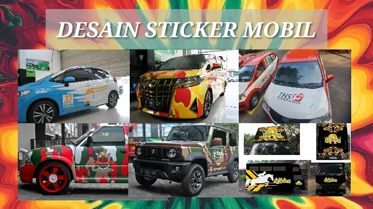 Jasa Desain Sticker Mobil - Stiker Decal Mobil, Profesional, Bergaransi
