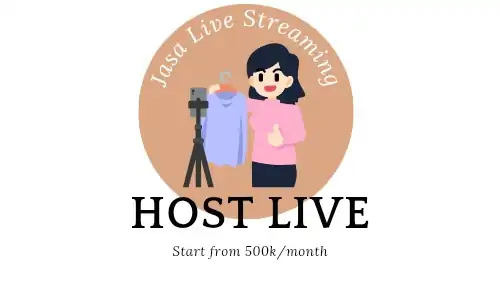 Jasa Host Live Streaming - Host Live, Profesional, Bergaransi