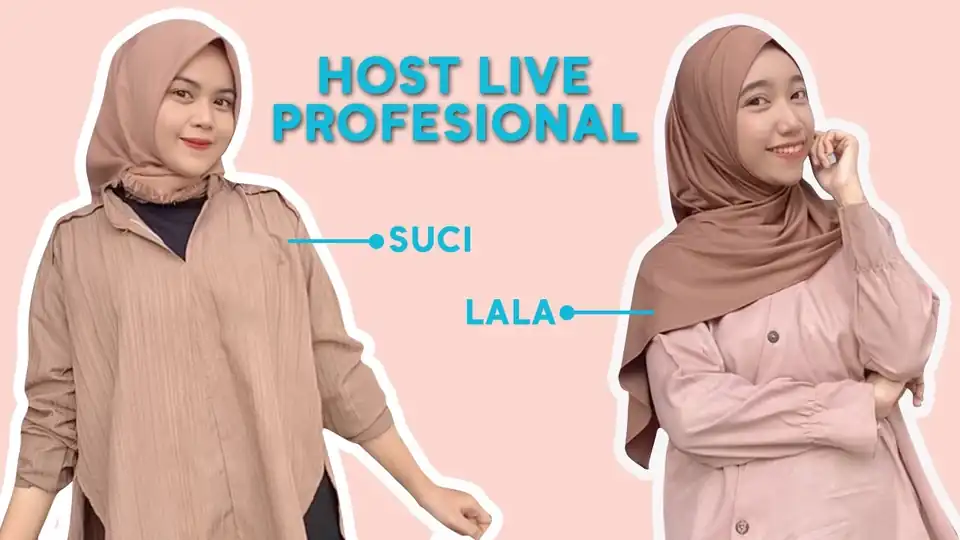 Jasa HOST LIVE STREAMING SHOPEE & TIKTOK - Host Live, Profesional, Bergaransi