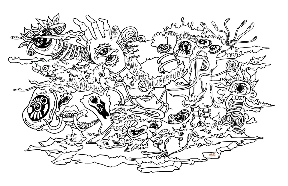 Jasa ilustrasi kartun doodle art - Doodle Art, Profesional, Bergaransi