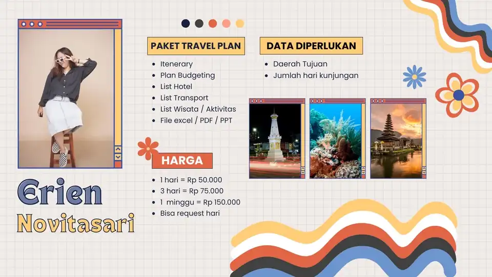 Jasa Itenerary / Travel Plan - Travelling, Profesional, Bergaransi