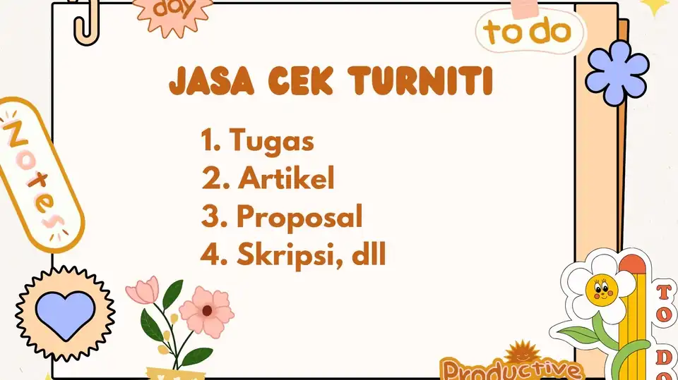 Jasa cek turniti - Turnitin, Profesional, Bergaransi