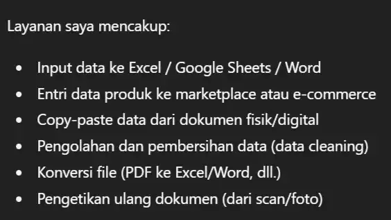 Jasa Data Entry - Entri Data, Profesional, Bergaransi