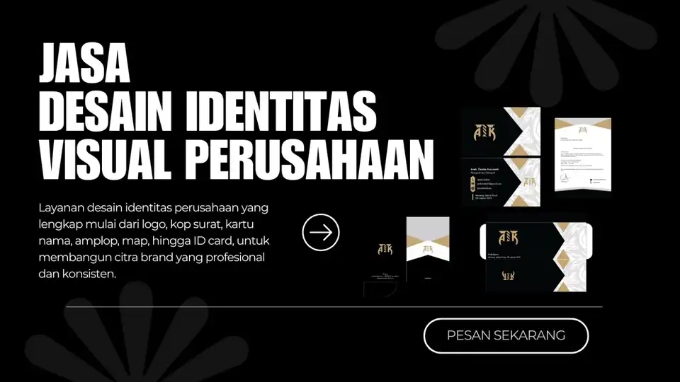 Jasa Desain Identitas Visual Perusahaan - Desain Corporate Identity, Profesional, Bergaransi