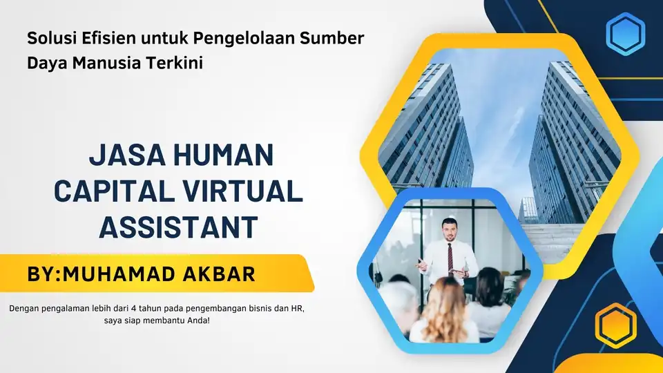 Jasa Human Capital Virtual Assistant - Sumber Daya Manusia, Profesional, Bergaransi