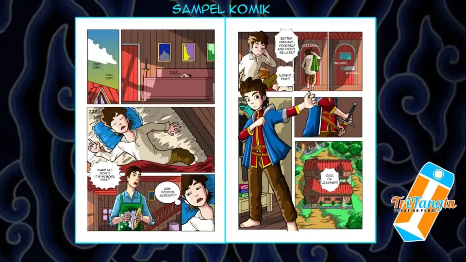 Jasa Illustrasi Buku dan Komik - Gambar dan Ilustrasi, Profesional, Bergaransi
