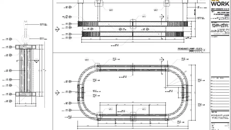 Jasa menggambar CAD, Gambar kerja CAD 2D - CAD Drawing, Profesional, Bergaransi