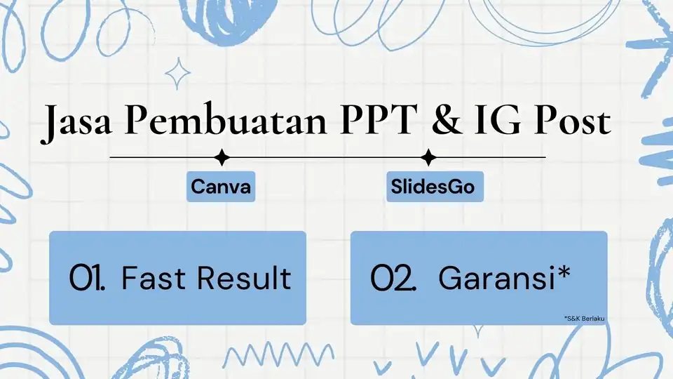 JASA PEMBUATAN PPT - Presentasi, Profesional, Bergaransi