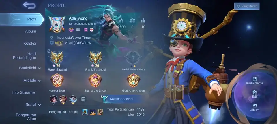 Jasa joki akun Mobile legend - Gaming, Profesional, Bergaransi