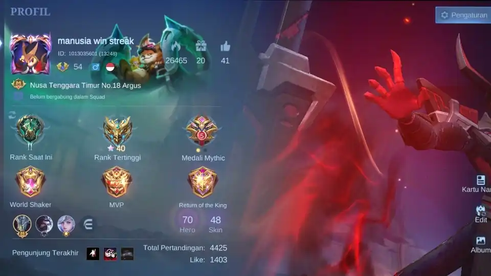 Jasa Joki mobile legend - Gaming, Profesional, Bergaransi