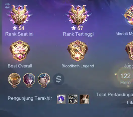 Jasa Joki Mobile Legend Master-Legend - Gaming, Profesional, Bergaransi