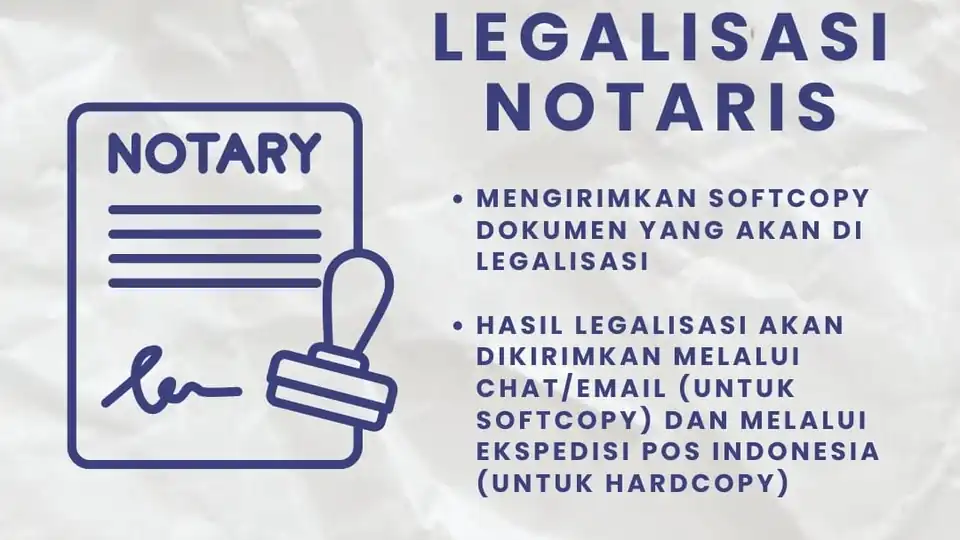 Jasa Legalisasi Dokumen oleh Notaris - Hukum, Profesional, Bergaransi
