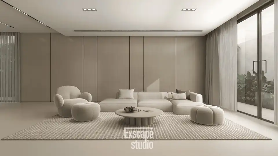 Jasa Living Room Design - Interior, Profesional, Bergaransi