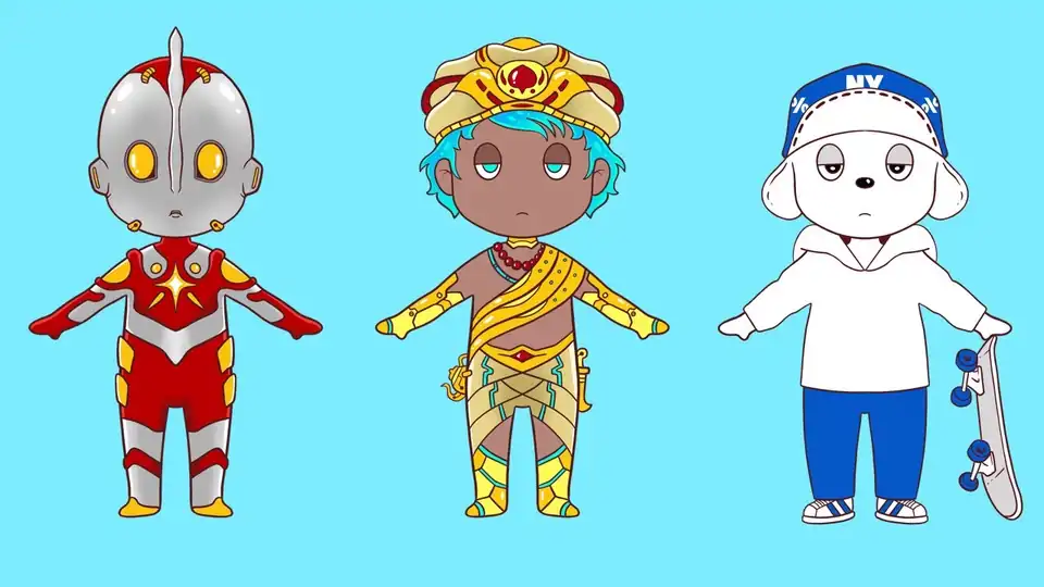 Jasa MEMBUAT CHIBI DENGAN STYLE CYBERPUNK SAYA - Desain Karakter, Profesional, Bergaransi
