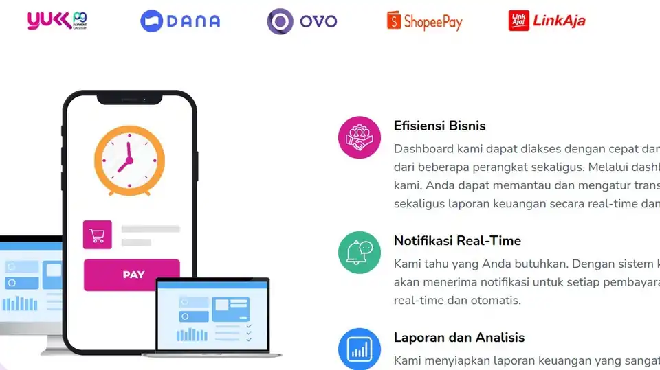 Jasa Multiple Payment, QRIS & Wallet - Payment Gateway, Profesional, Bergaransi