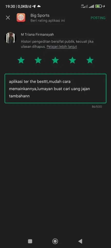 Jasa Open review aplikasi - Memberi Review, Profesional, Bergaransi