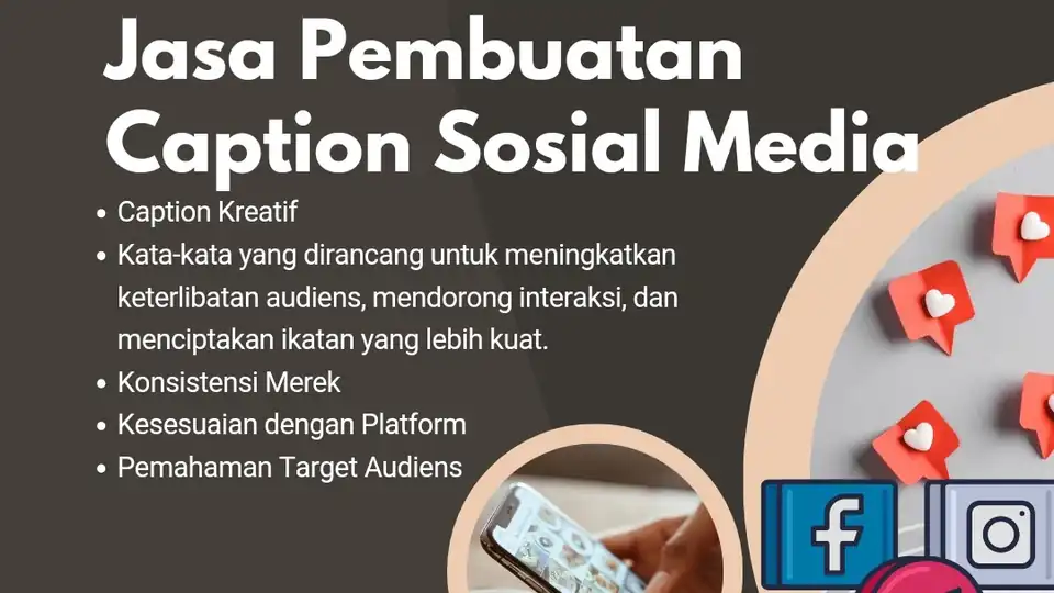 Jasa Pembuatan Caption Sosial Media - Caption Sosial Media, Profesional, Bergaransi