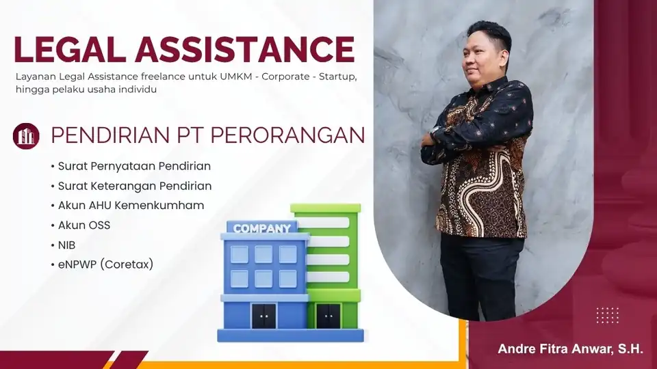 Jasa Pendirian PT Perorangan - Pendirian Usaha, Profesional, Bergaransi