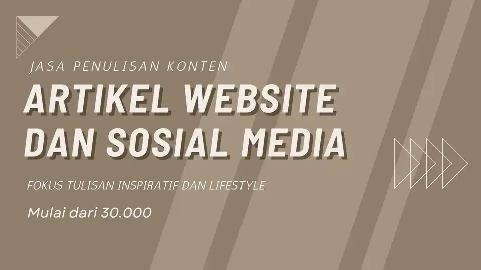 Jasa Penulisan Konten Website dan Sosial Media - Penulisan Konten, Profesional, Bergaransi