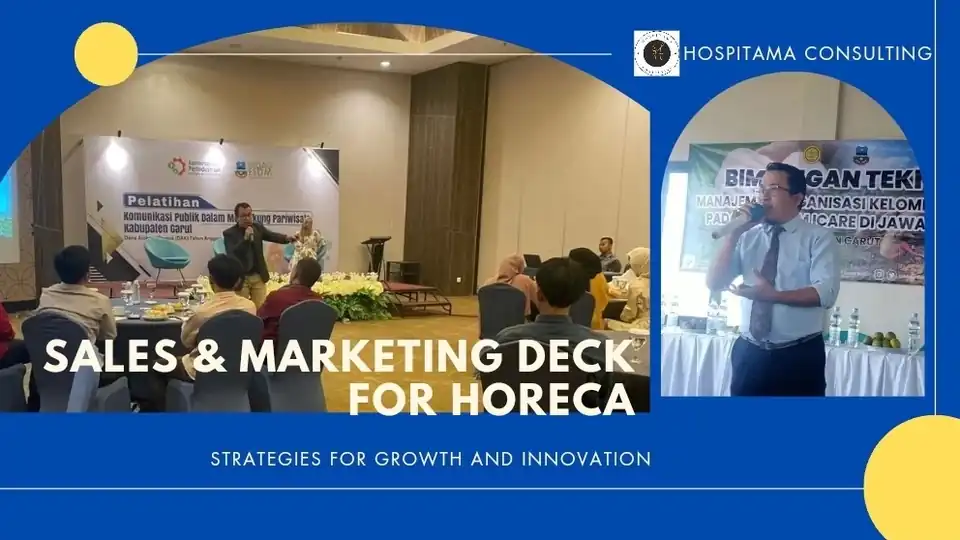 Jasa Penyusunan Modul Strategi Pemasaran HORECA - Riset Pemasaran, Profesional, Bergaransi