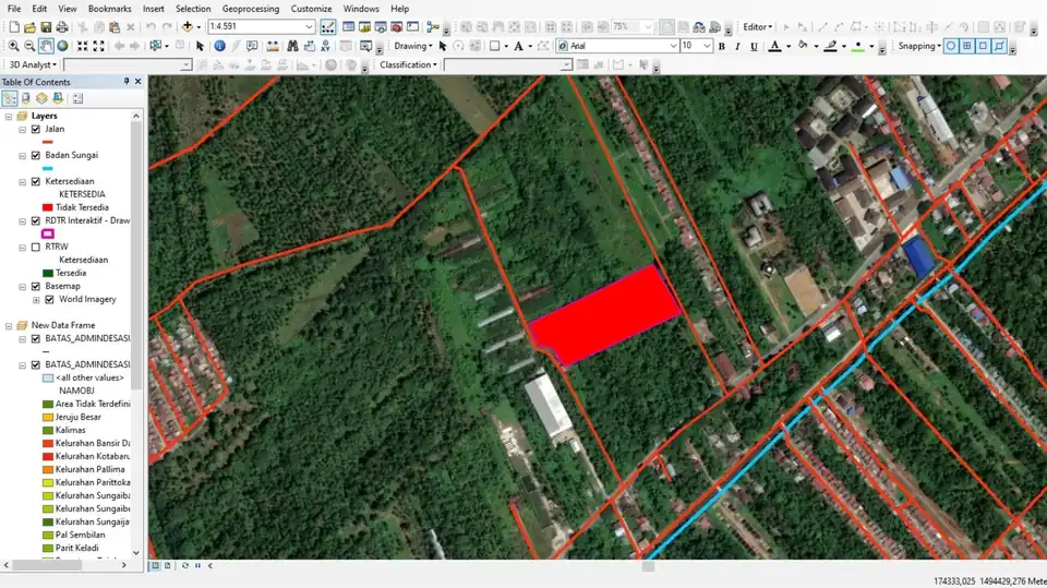 Jasa Peta Analisis Pertanahan dan Tata Ruang - Peta GIS, Profesional, Bergaransi