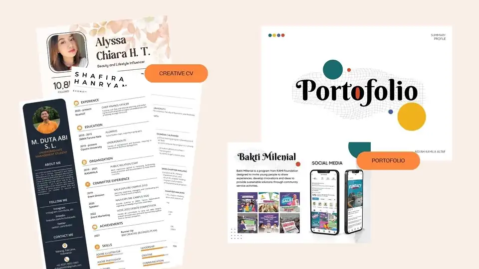 Jasa Portofolio, CV, Resume - Portfolio & Resume, Profesional, Bergaransi