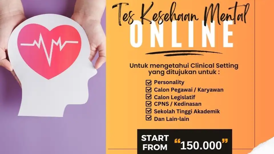 Jasa Tes Kesehatan Mental Online - Pengembangan Diri, Profesional, Bergaransi