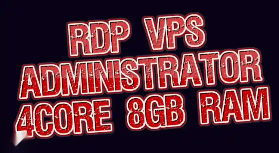 Promo Rdpvps Administrator 4core 8gb Ram Asli