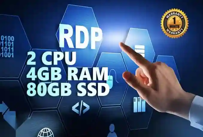 Rdp Vps 2 Cpu 4gb Ram 80gb Ssd Windowslinux Full Garansi Murah