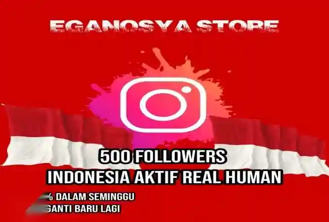 500 Followers Instagram Indo Real Aktif Murah Terbaru