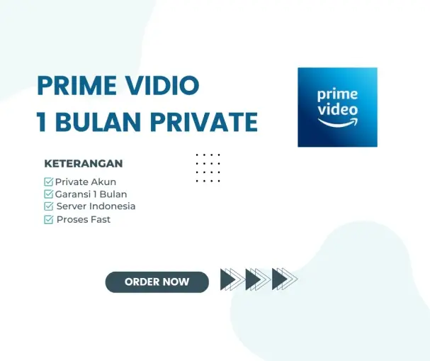 Prime Video Amazon 1 Month Private Tanpa Vpn Fullgaransi 100 Promo