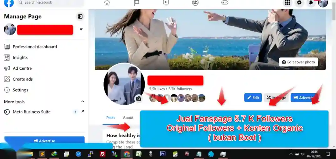 Fanspage Facebook Total 57k Followers Aktif Real Dari Organic Murah