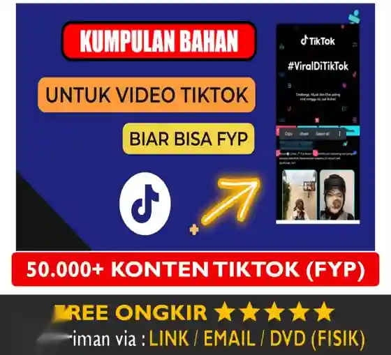 50000 Video Tiktok Bahan Konten Viral Siap Upload Fyp Hits Kekinian Untuk Sosmed Social Media Shorts Reels Banyak Niche Tema Promo