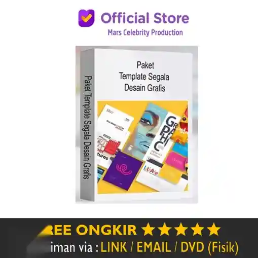 Asli Paket 1000 Tutorial Desain Cetak Plus Template Undangan Banner Kartu Nama Logo Kalender Dll