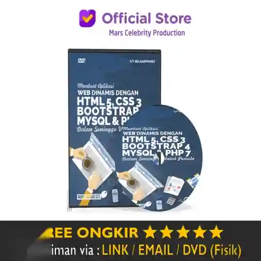 Murah Paket Panduan Belajar Web Lengkap Membuat Aplikasi Dengan Html Css Boostrap Jquery Php Dan Mysql