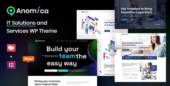 Jual Anomica IT Solutions and Services WordPress Theme 5.8 Bergaransi, Termurah