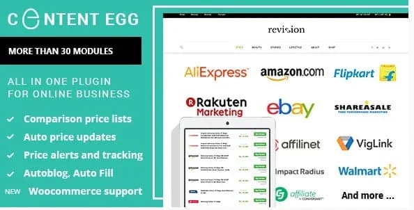 Jual Content Egg 15.8.1 All In One Plugin For Affiliate, Price Comparison, Deal Sites Original, Profesional